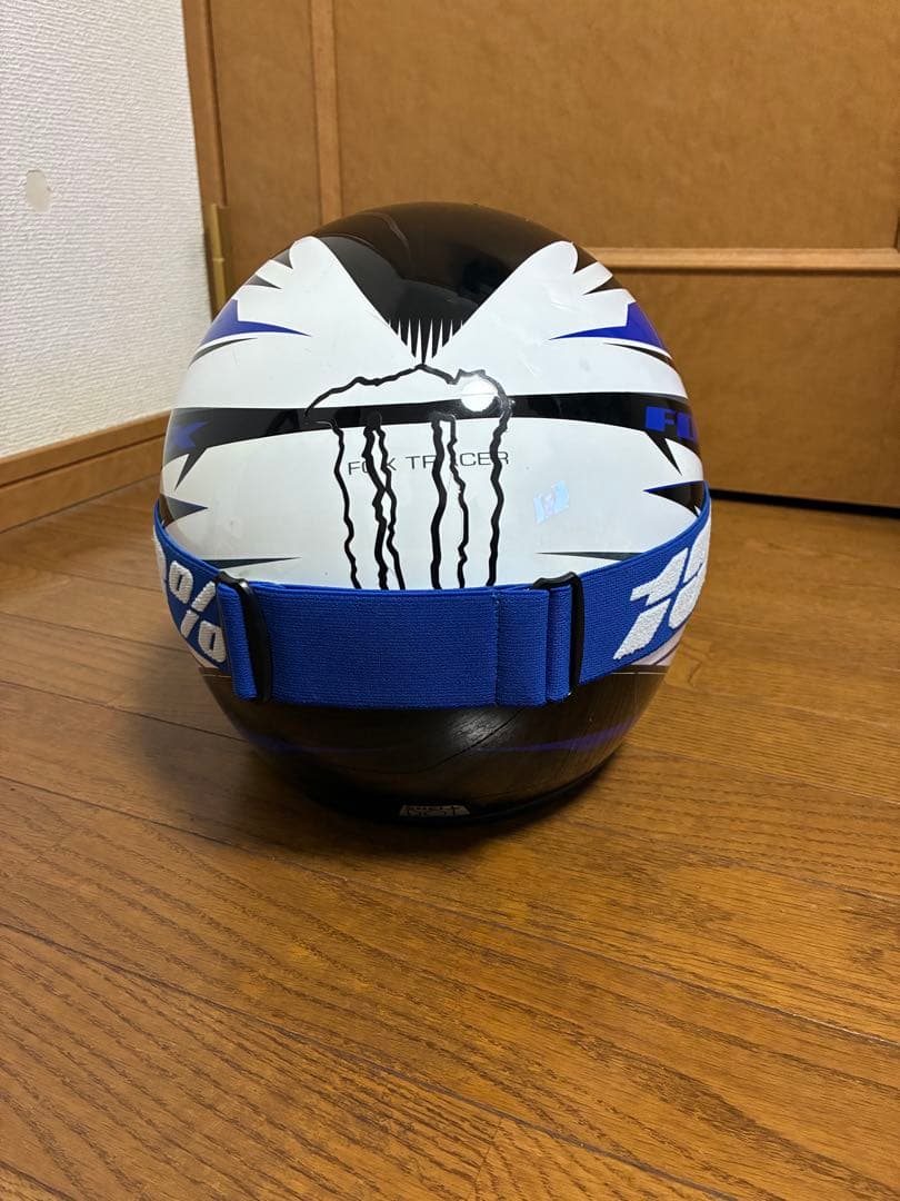 FOXオフロードヘルメット 100%ゴーグル付き