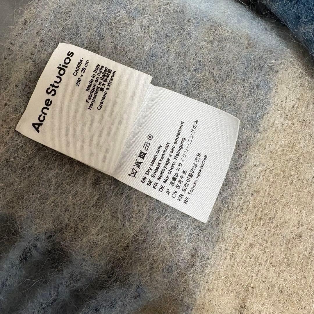 Acne Studios チェック柄 マフラー