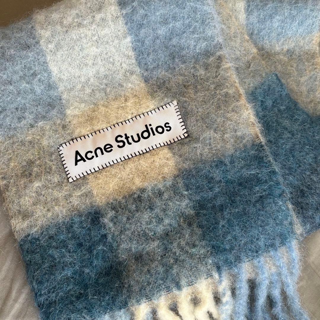 Acne Studios チェック柄 マフラー