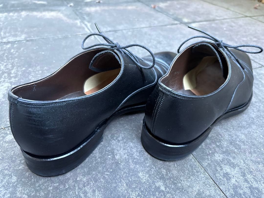 ドレス　ビジネス　シューズ　内羽根　ストレートチップ　撥水　防水　大塚製靴　美品