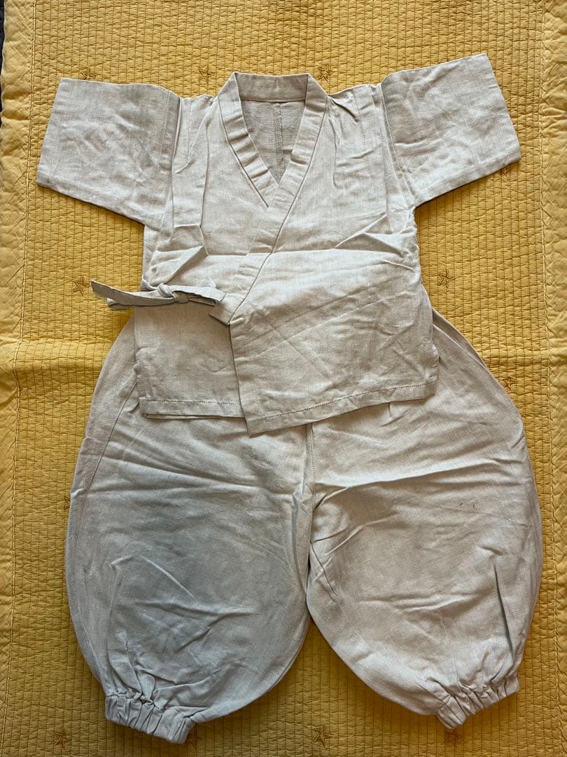 【マツエリ】童の水干、甚平セット(ペンギンのおしり)