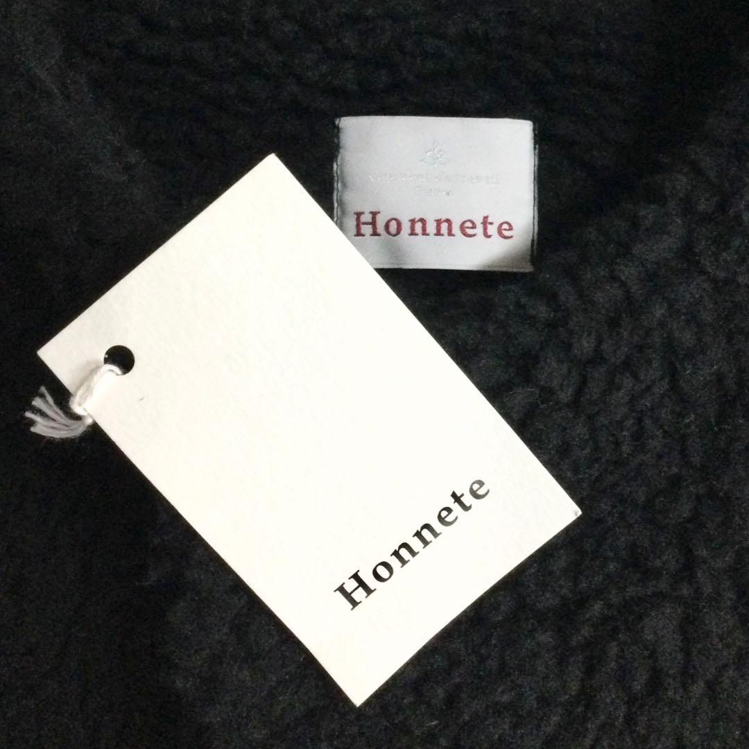 新品　Honnete オネット OversizedNocollarCT ブラック
