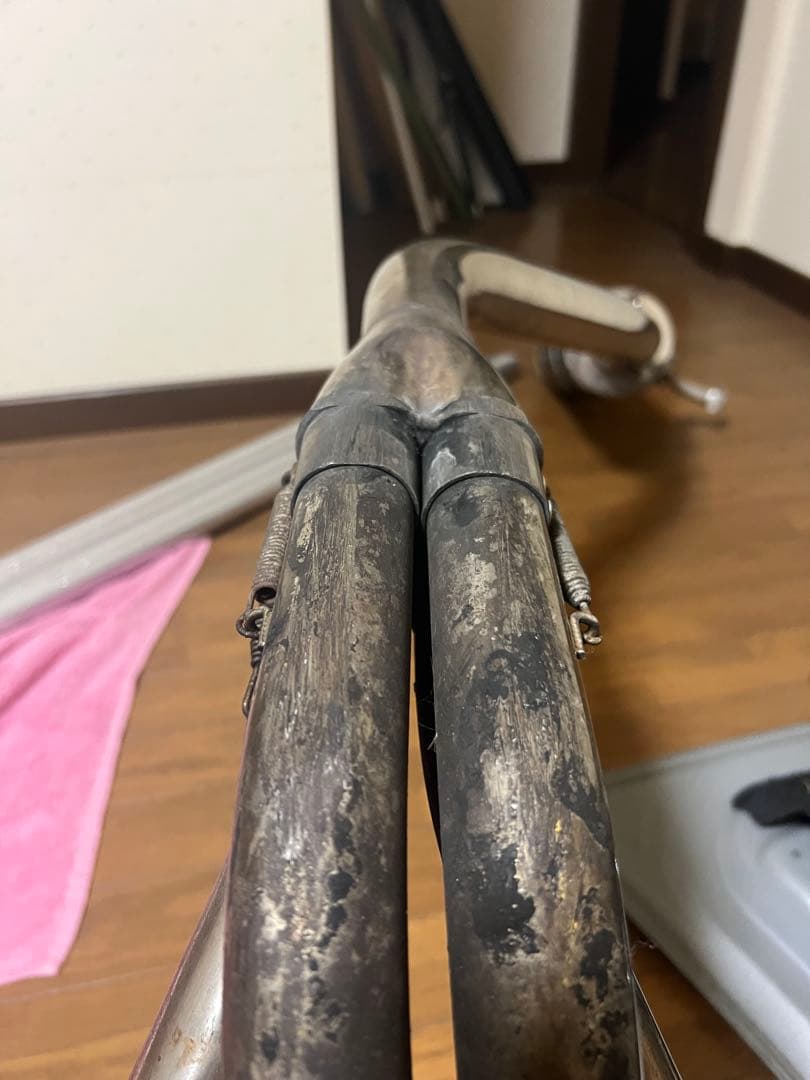 XJR400用　OVERUSA カーボンファイバー マフラー