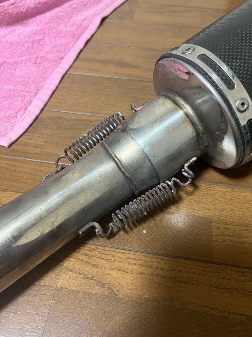 XJR400用　OVERUSA カーボンファイバー マフラー