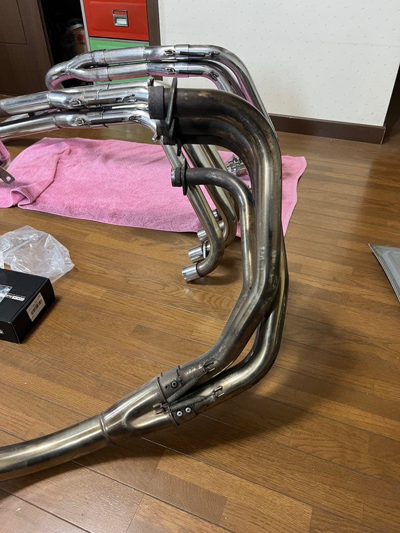 XJR400用　OVERUSA カーボンファイバー マフラー