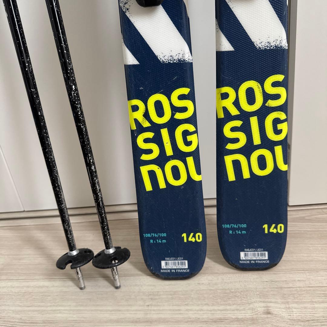 ROSSIGNOLロシニョールスキー板140ビンディング ストックセットジュニア