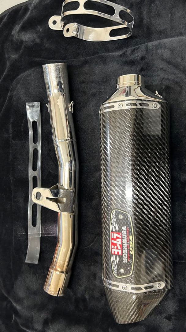 USヨシムラ R-77 カーボン デュアル スリップオンマフラー ZZR1400