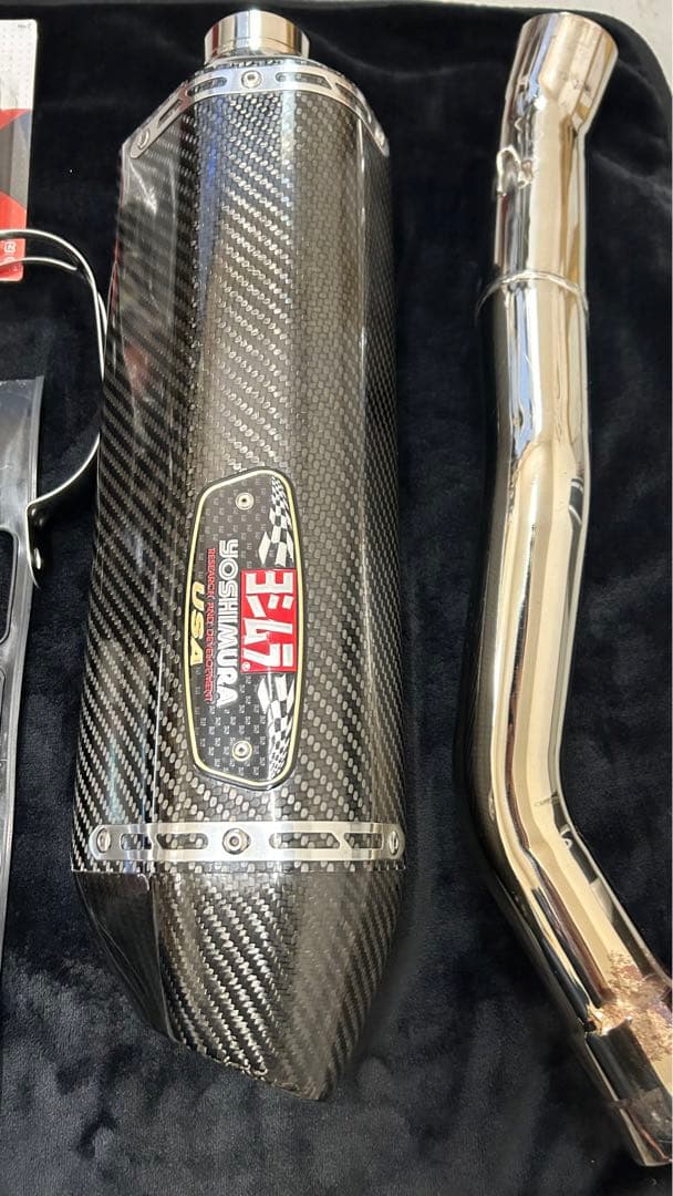 USヨシムラ R-77 カーボン デュアル スリップオンマフラー ZZR1400
