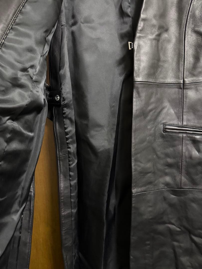 ヤマダヤ　Grand Table ラムレザーロングジレ　ブラック　新品未使用