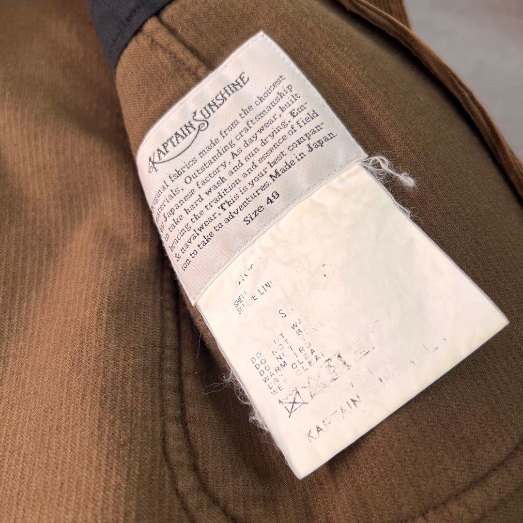 ◆ キャプテンサンシャイン コーデュロイ　ワークジャケット　40サイズ