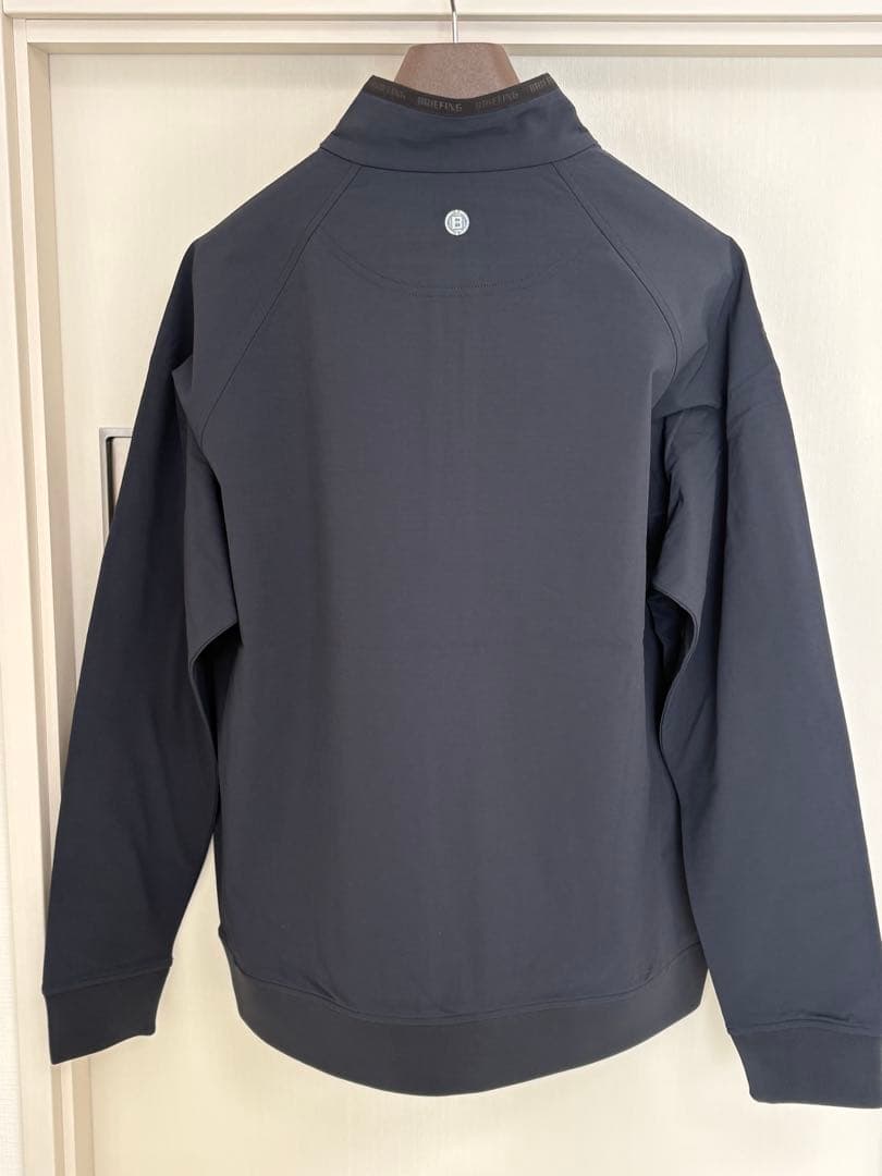 未使用)ブリーフィング ゴルフ メンズ フリースハーフジップ サイズL ブラック