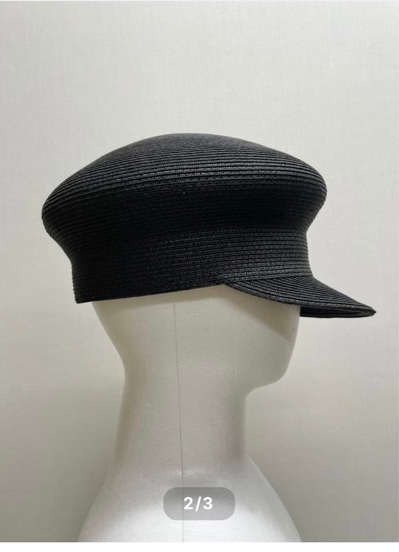 お値下げ！【BONITURE】 Braid Casquette ブラック