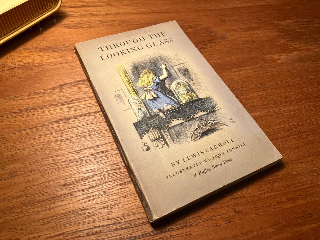 鏡の国のアリス テニエル画 ハンプティ・ダンプティ 不思議の国のアリス洋書
