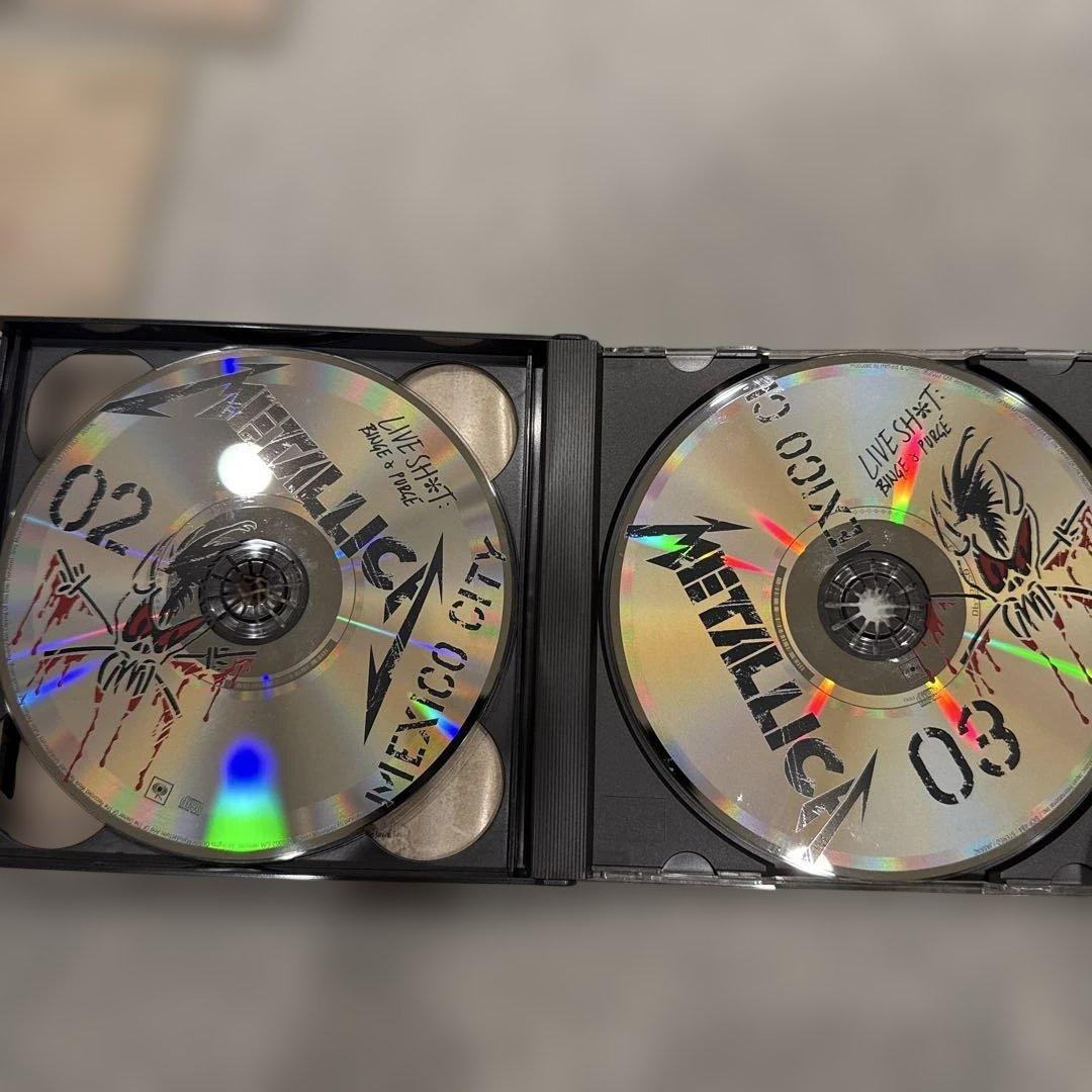 メタリカ/LIVE SHIT:BINGE & PURGE 国内盤3CD＋2DVD