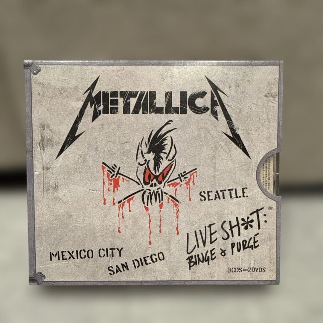 メタリカ/LIVE SHIT:BINGE & PURGE 国内盤3CD＋2DVD