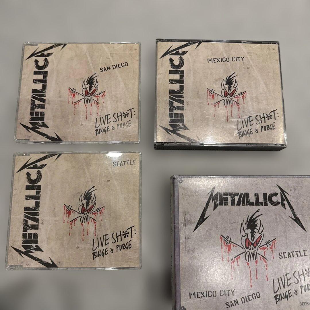 メタリカ/LIVE SHIT:BINGE & PURGE 国内盤3CD＋2DVD