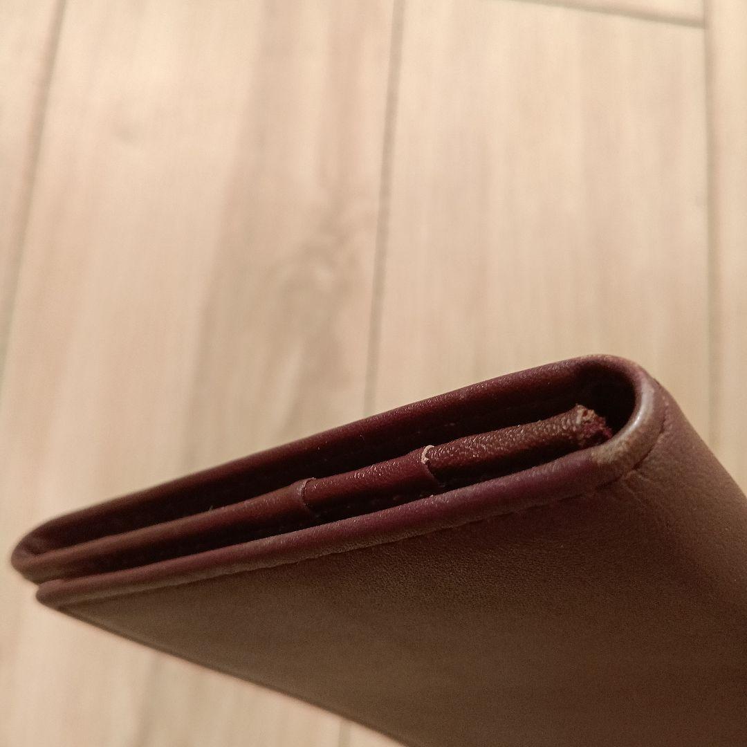 【美品】皇居財布 ワインレッド