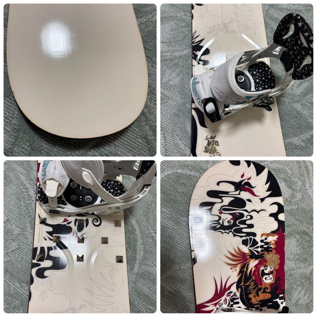 サロモンスノーボード 2点セットCOMFYボードケース150cm付き ブーツ無し