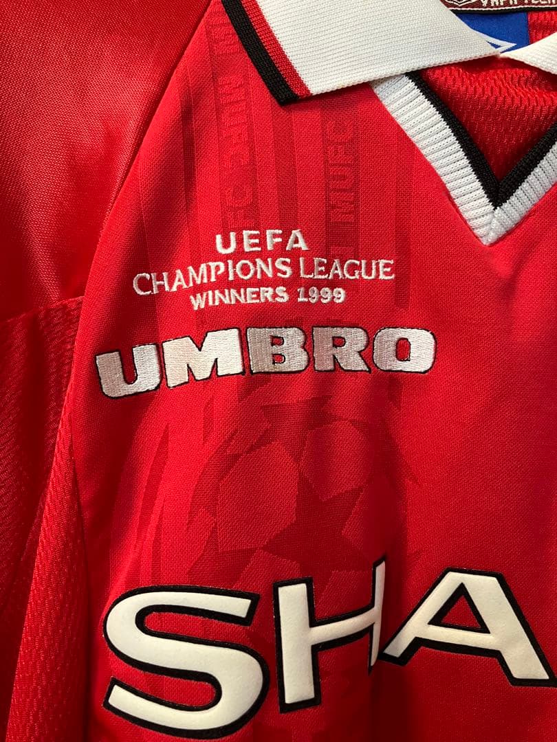 マンチェスター・ユナイテッド　1999年CL優勝記念ユニフォーム　長袖