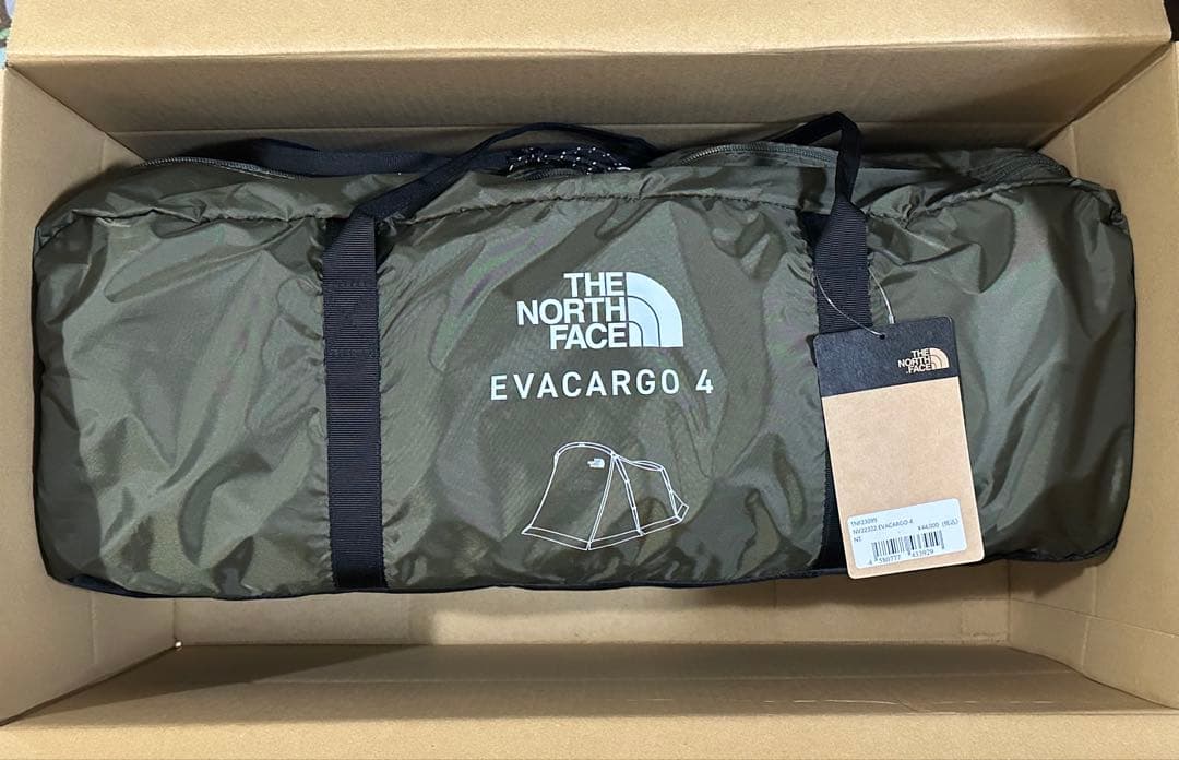 ザ・ノース・フェイス テント キャンプ 4人用 エバカーゴ4 NV22322