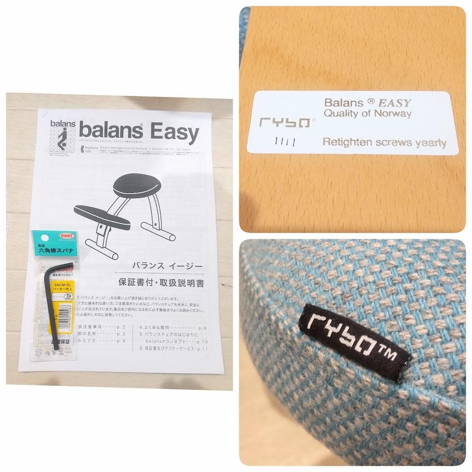 balans Easy バランスチェア バランスイージー 姿勢矯正 組立不要