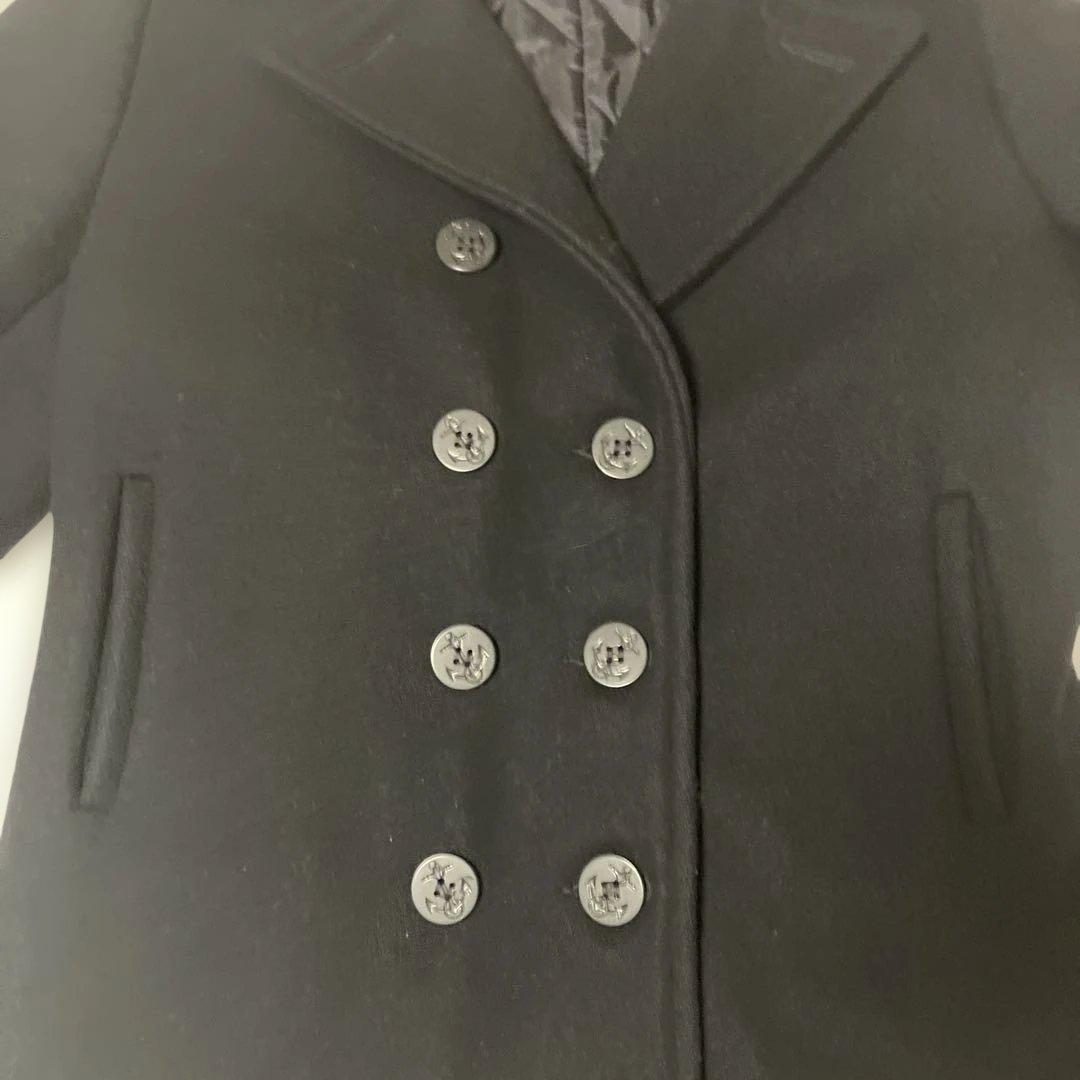 美品　ショット ピーコート キルティング ダブルブレスト U.S.304N 38