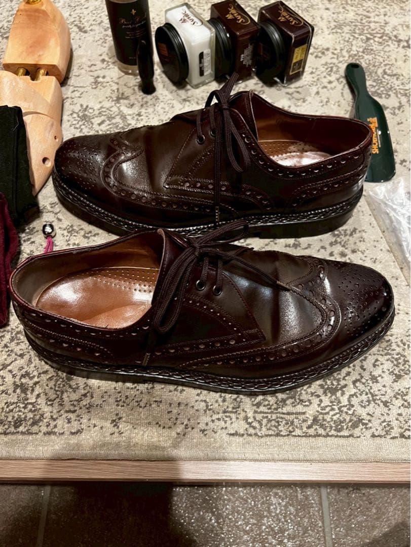 希少ブダペスト製 #ハインリッヒディンケラッカー #BUDA カーフUK7.5