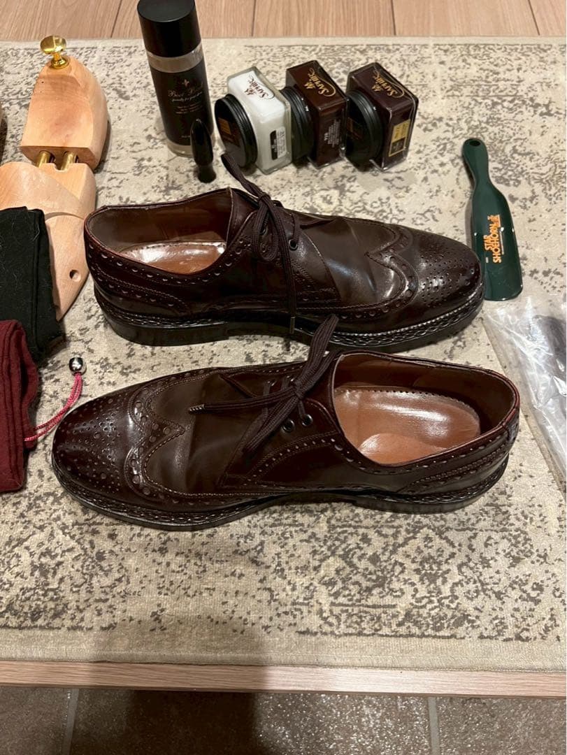 希少ブダペスト製 #ハインリッヒディンケラッカー #BUDA カーフUK7.5