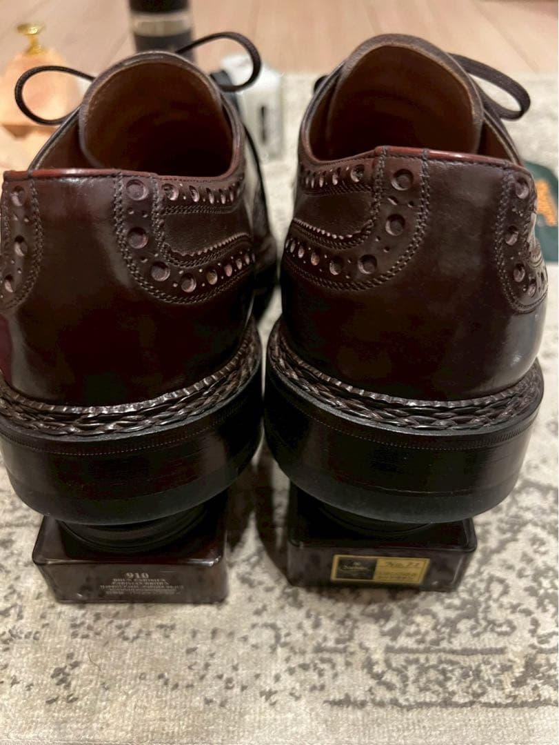 希少ブダペスト製 #ハインリッヒディンケラッカー #BUDA カーフUK7.5