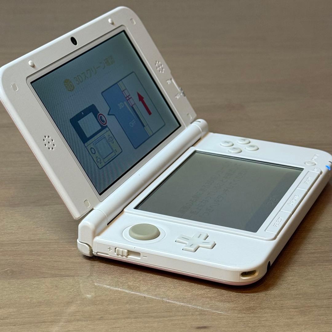 6-205 ニンテンドー3DS LL ピンク×ホワイト