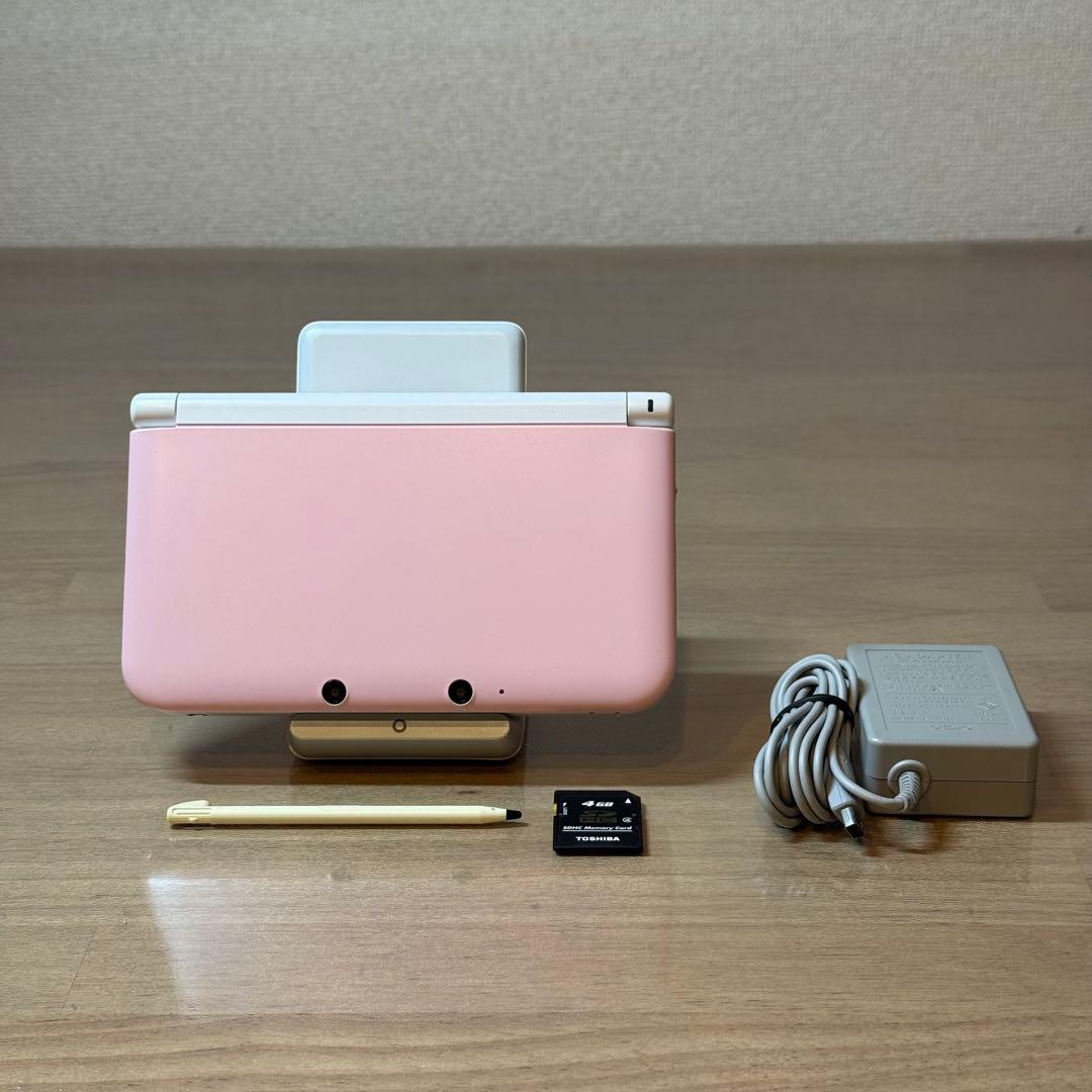 6-205 ニンテンドー3DS LL ピンク×ホワイト
