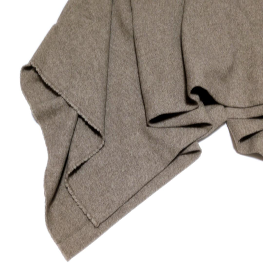 ドゥーズィエムクラス ウール ポンチョ ケープコート パイピング ベージュ