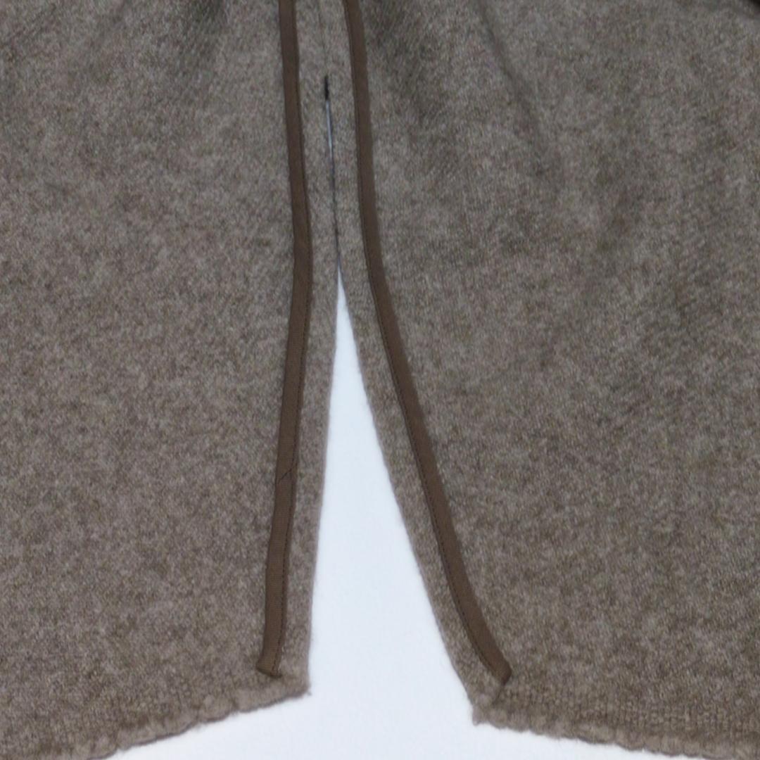 ドゥーズィエムクラス ウール ポンチョ ケープコート パイピング ベージュ