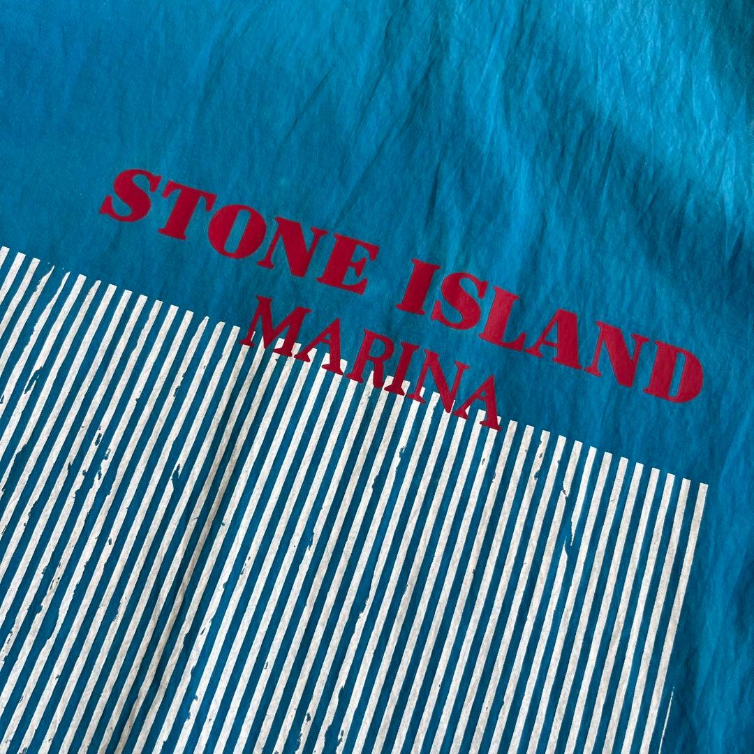 STONE  MARINA　ウォッシャブル加工　ポロシャツ　M　真贋