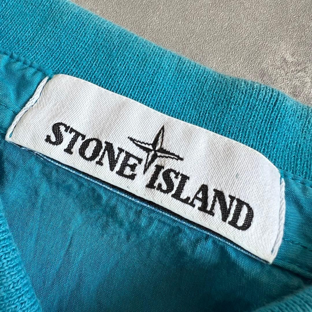 STONE  MARINA　ウォッシャブル加工　ポロシャツ　M　真贋
