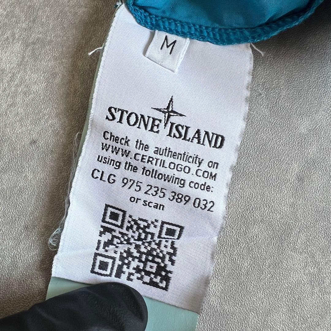 STONE  MARINA　ウォッシャブル加工　ポロシャツ　M　真贋