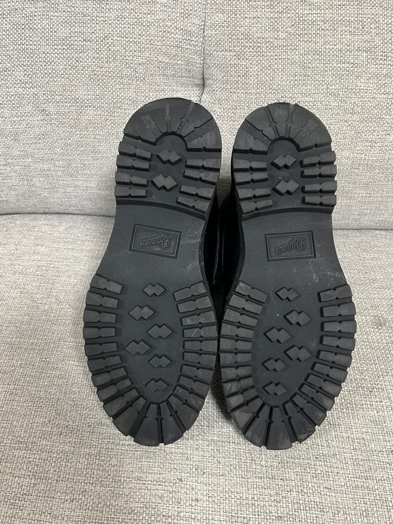 最終値下げ。DannerダナーD12004レザー ブーツ黒　25.5㎝　美品