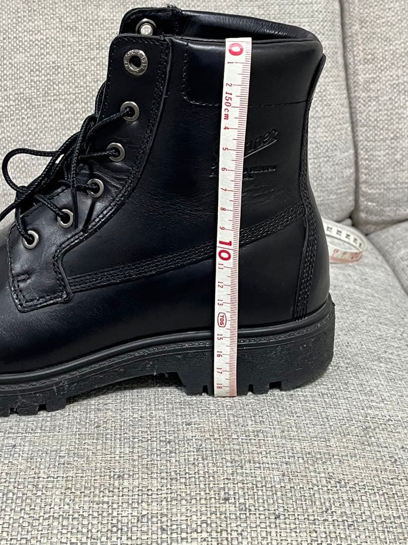 最終値下げ。DannerダナーD12004レザー ブーツ黒　25.5㎝　美品