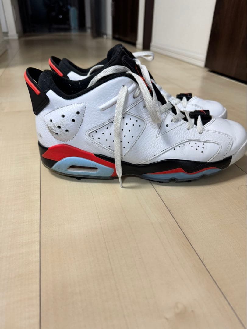 シューズ(男性用) NIKE JORDAN RETRO 6 GOLF White Infrared