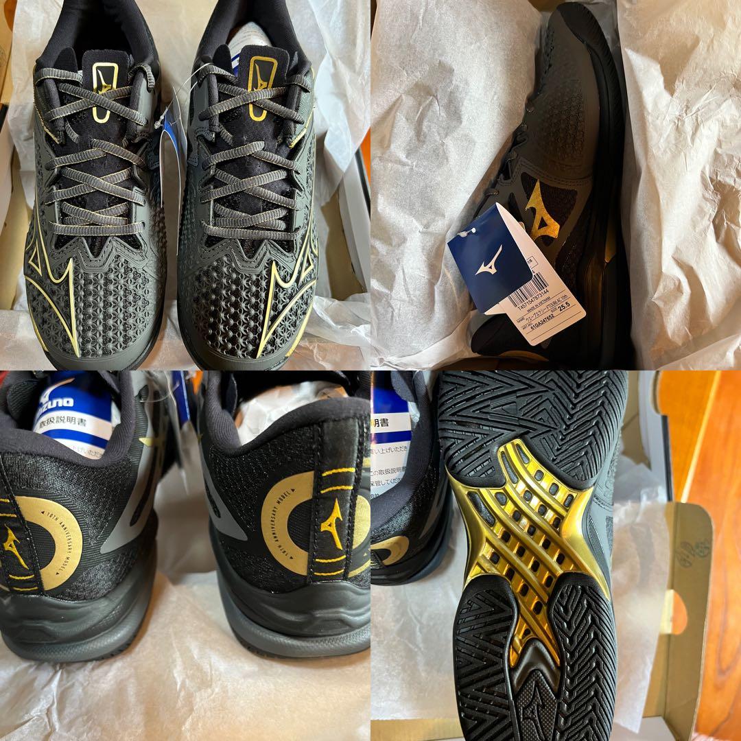 ミズノ 限定 ウエーブエクシードツアー 6AC 10th 25.5テニスシューズ