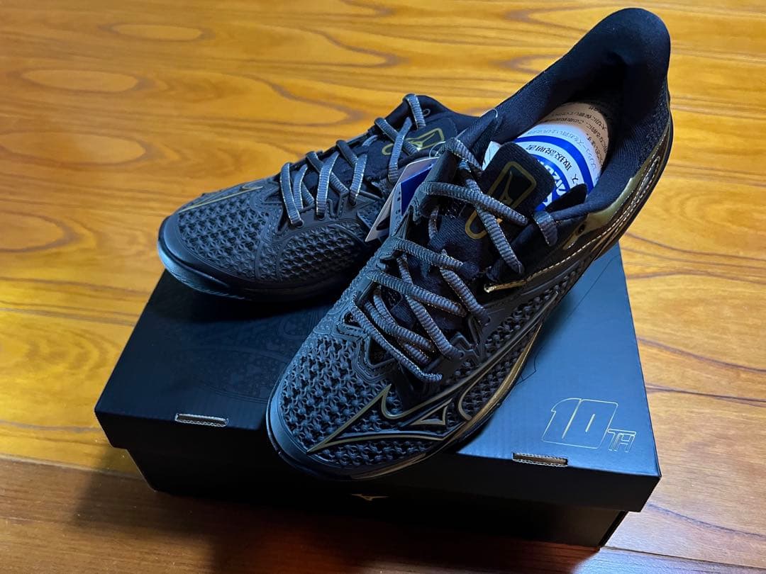 ミズノ 限定 ウエーブエクシードツアー 6AC 10th 25.5テニスシューズ