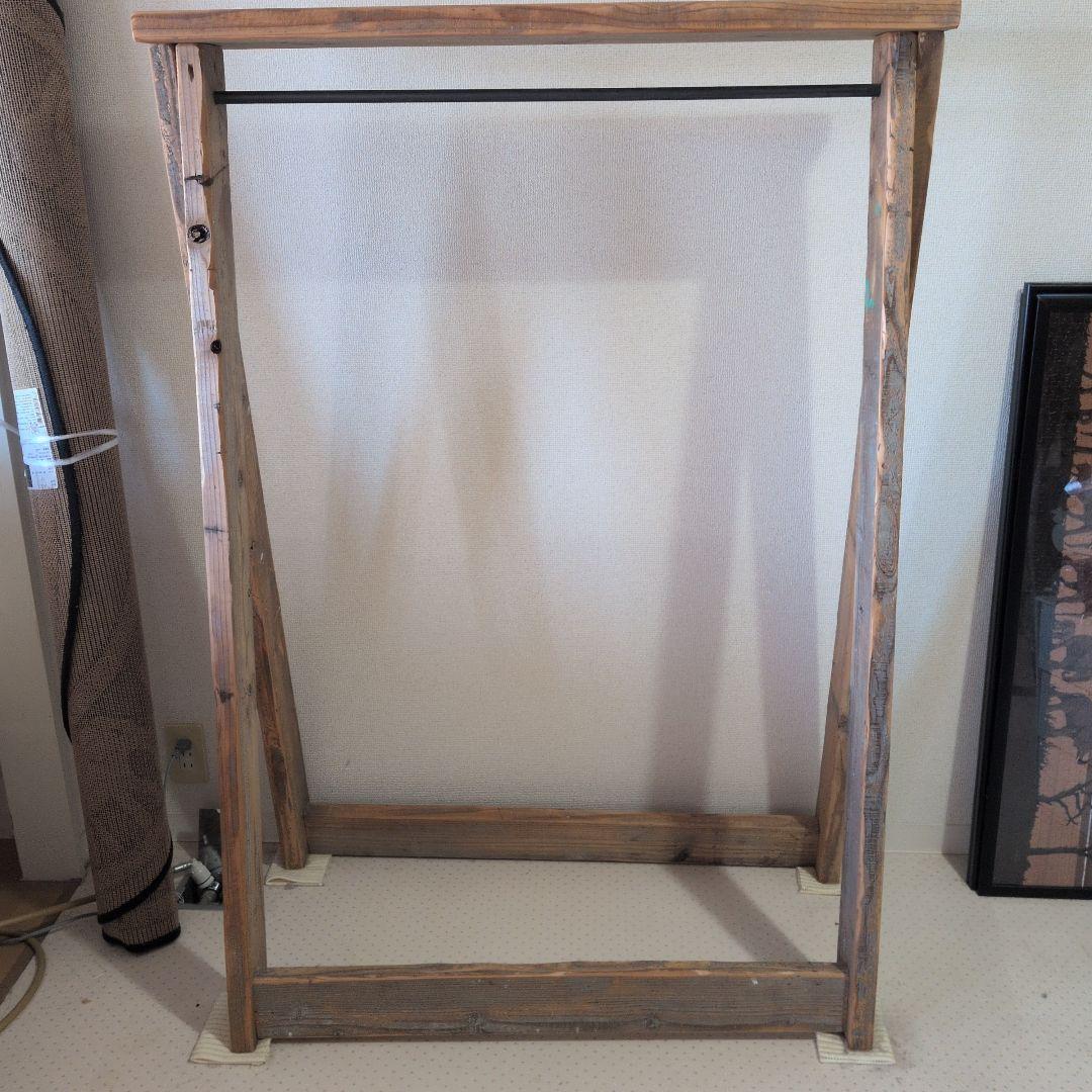 【ぶらんこさま専用】木製ハンガーラック 古材