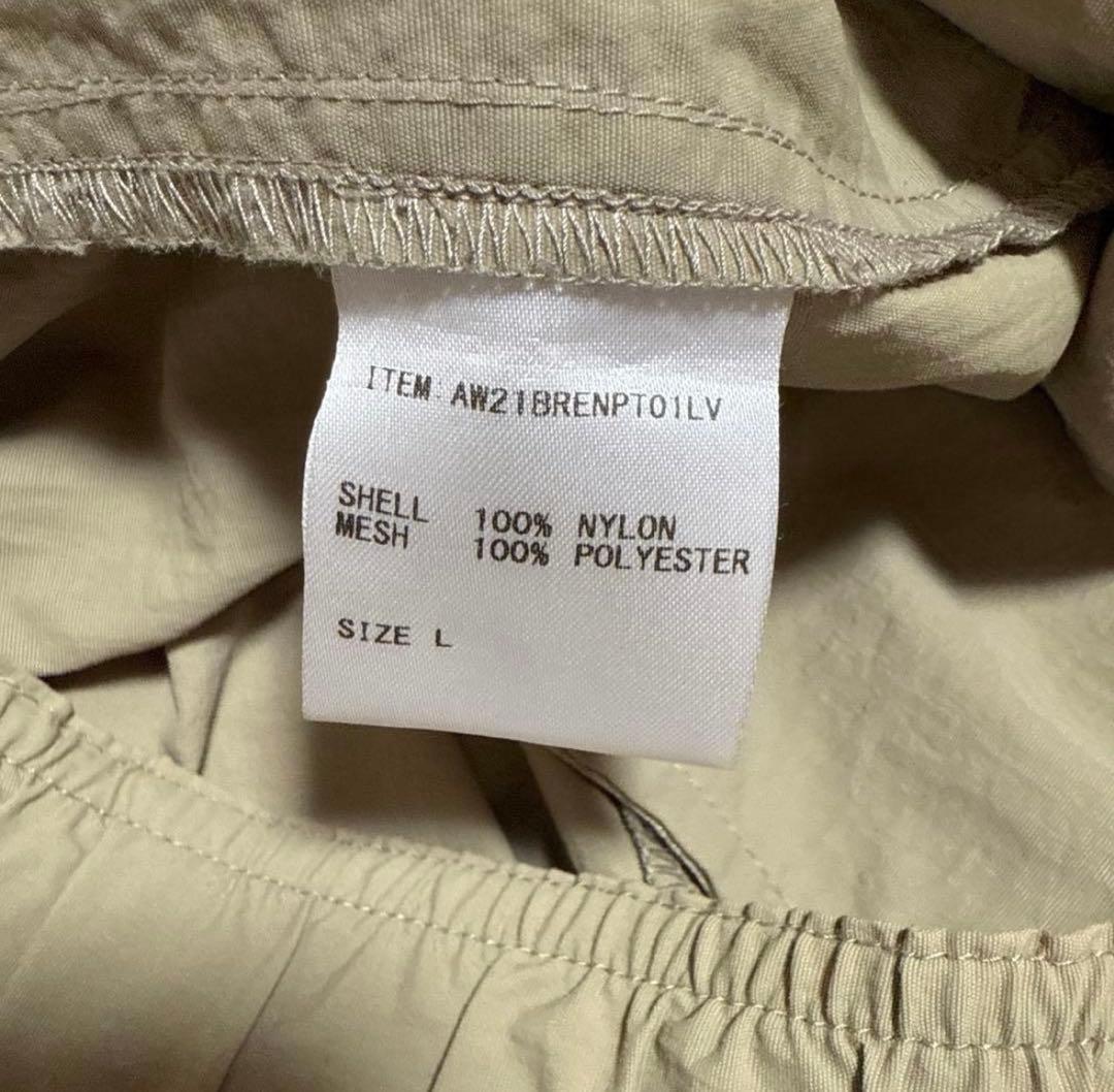 パンツ ennoy nylon pants (beige)