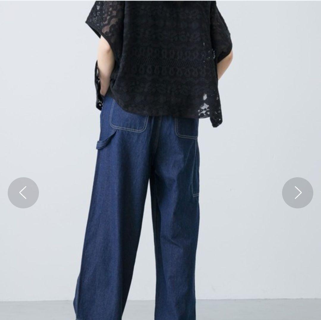 かぐれ/コットンリネンデニムペインターパンツ