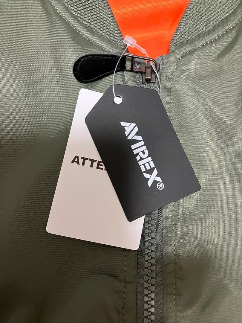 AVIREX コマーシャルMA-1ジャケット オリーブ キッズ150試着1回