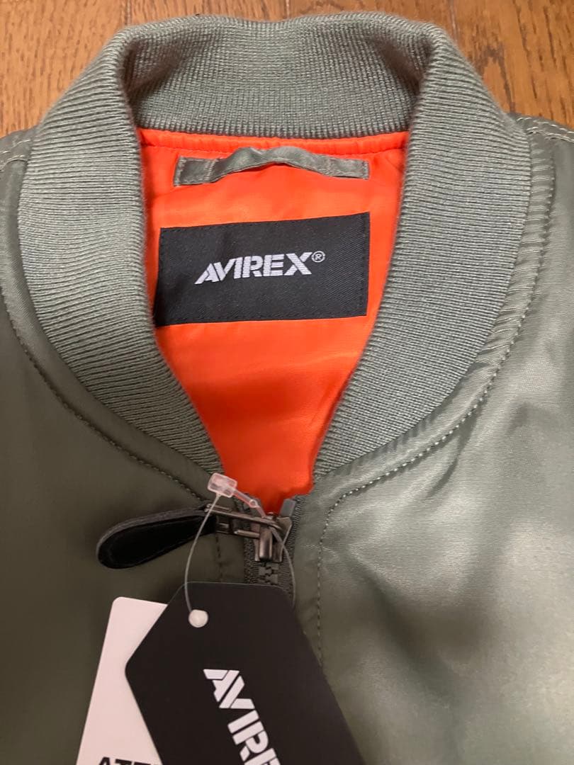 AVIREX コマーシャルMA-1ジャケット オリーブ キッズ150試着1回