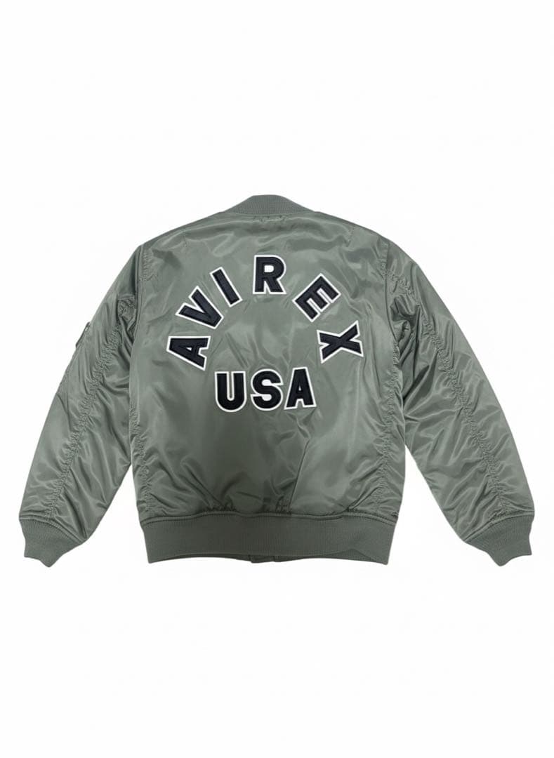AVIREX コマーシャルMA-1ジャケット オリーブ キッズ150試着1回