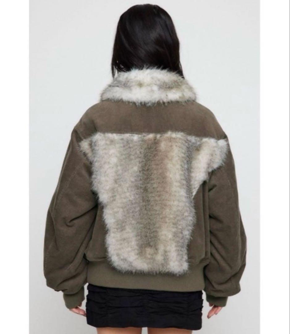 ‪☆Laguagem‪☆ CORDUROY OVER ブルゾン カーキ