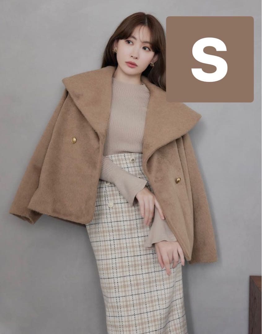 herlipto ♡ Double Breasted Shaggy Coat