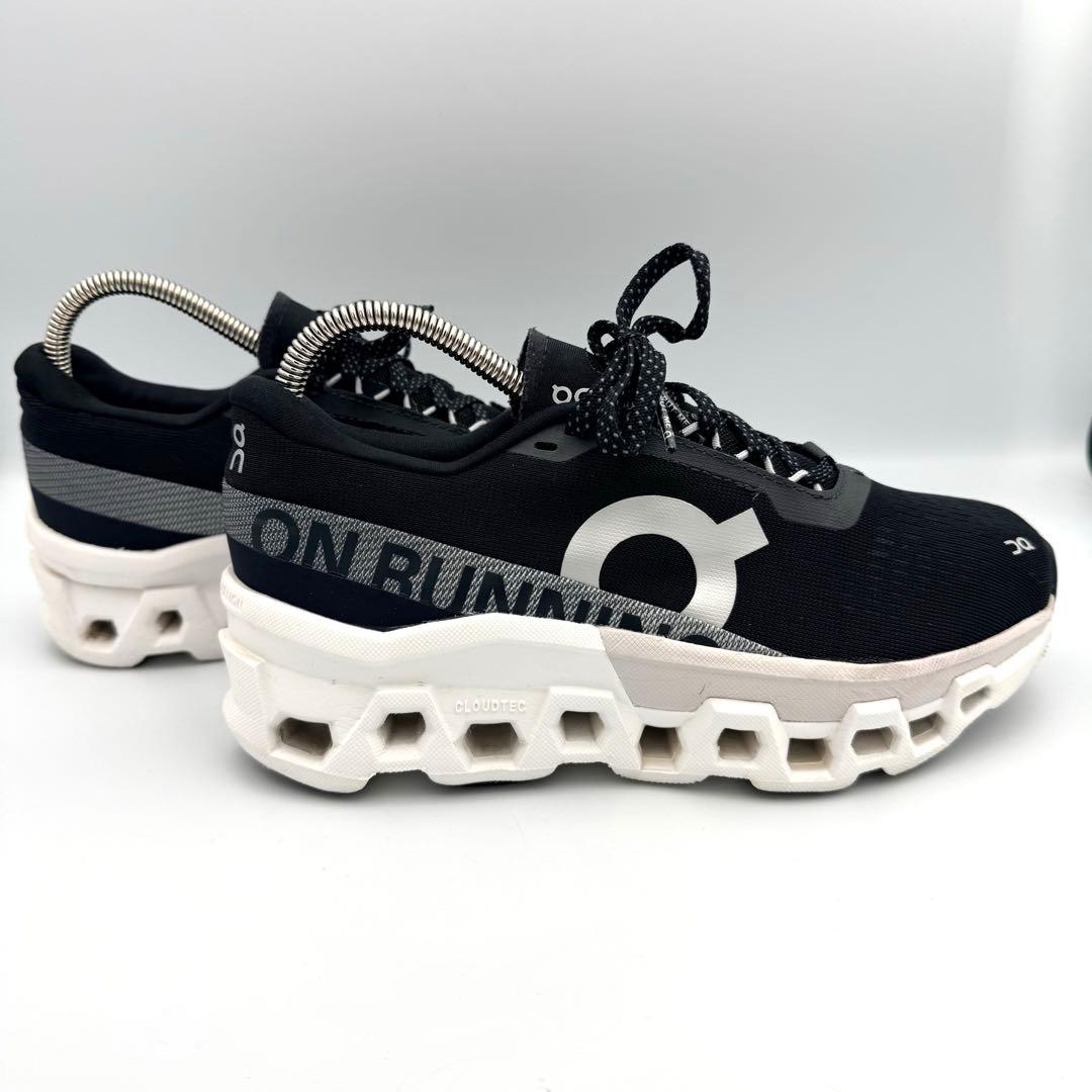 【良好】On クラウドモンスター2 ブラック ランニングスニーカー 大人気！！